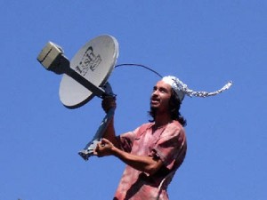 Tinfoil hat Satellite